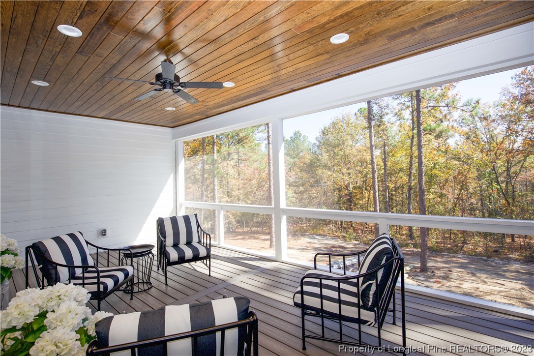 1365 McCaskill Road Carthage, NC 28327 - Photo 21 of 50 a view of a dining room with furniture window and outside view