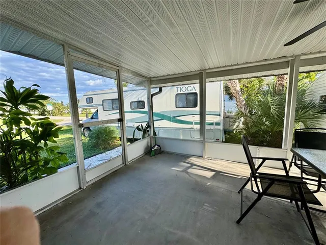 a view of an outdoor space and a yard