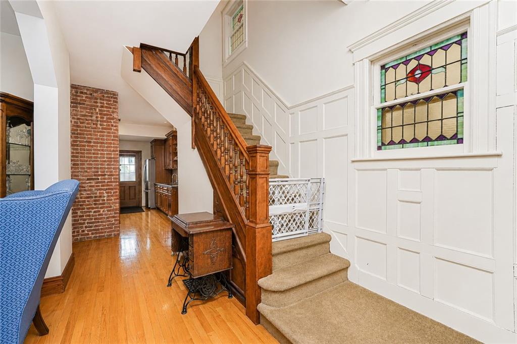 1352 Bay Ridge Parkway Brooklyn, NY 11228 - Photo 9 of 42 a view of entryway and hall with wooden floor