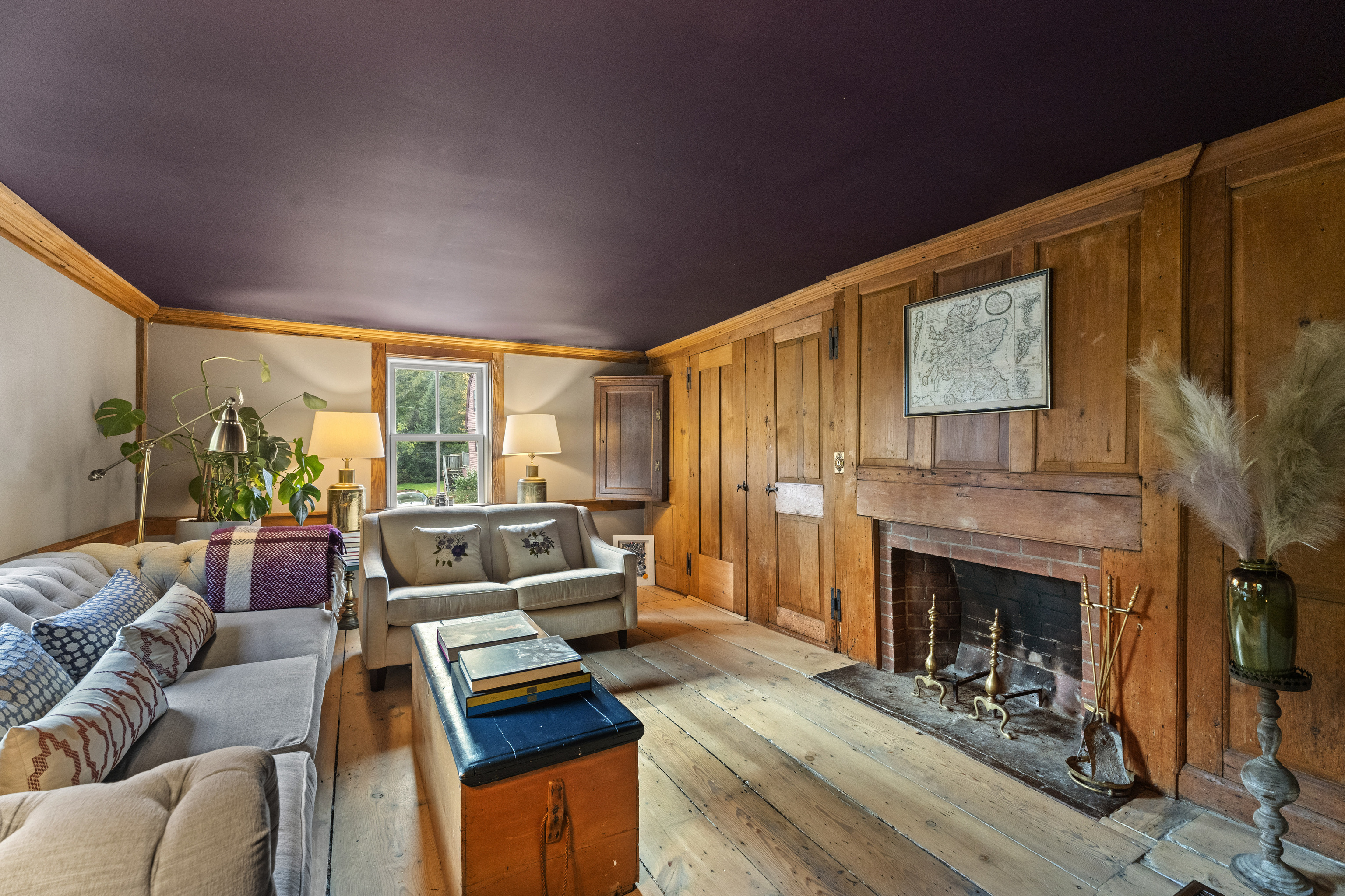 58 Middle Haddam Road East Hampton, CT 06456 - Photo 13 of 40 a living room with furniture and a fireplace