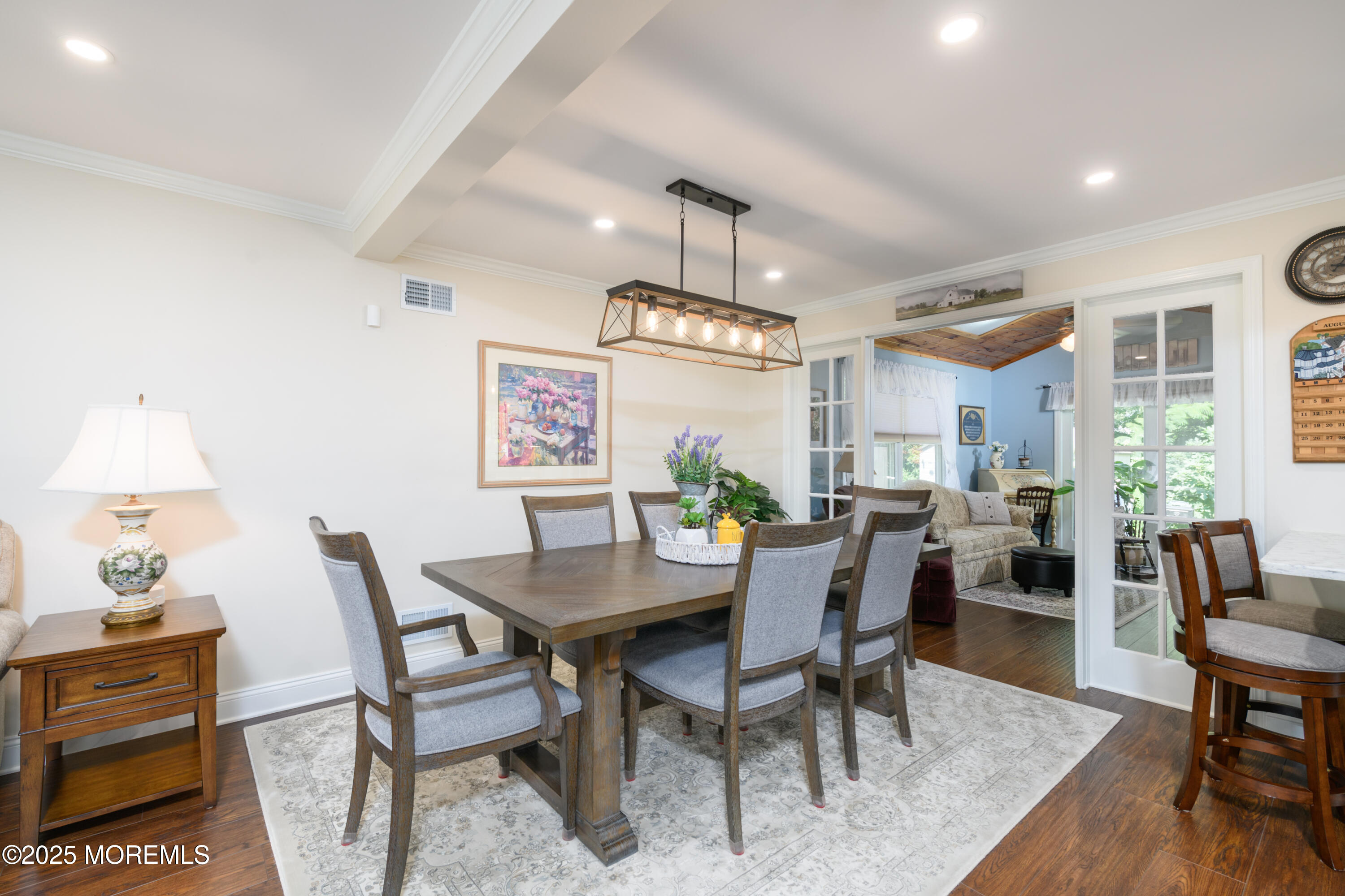 101 Millbrook Place Middletown, NJ 07748 - Photo 13 of 58 a view of a dining room with furniture window and wooden floor