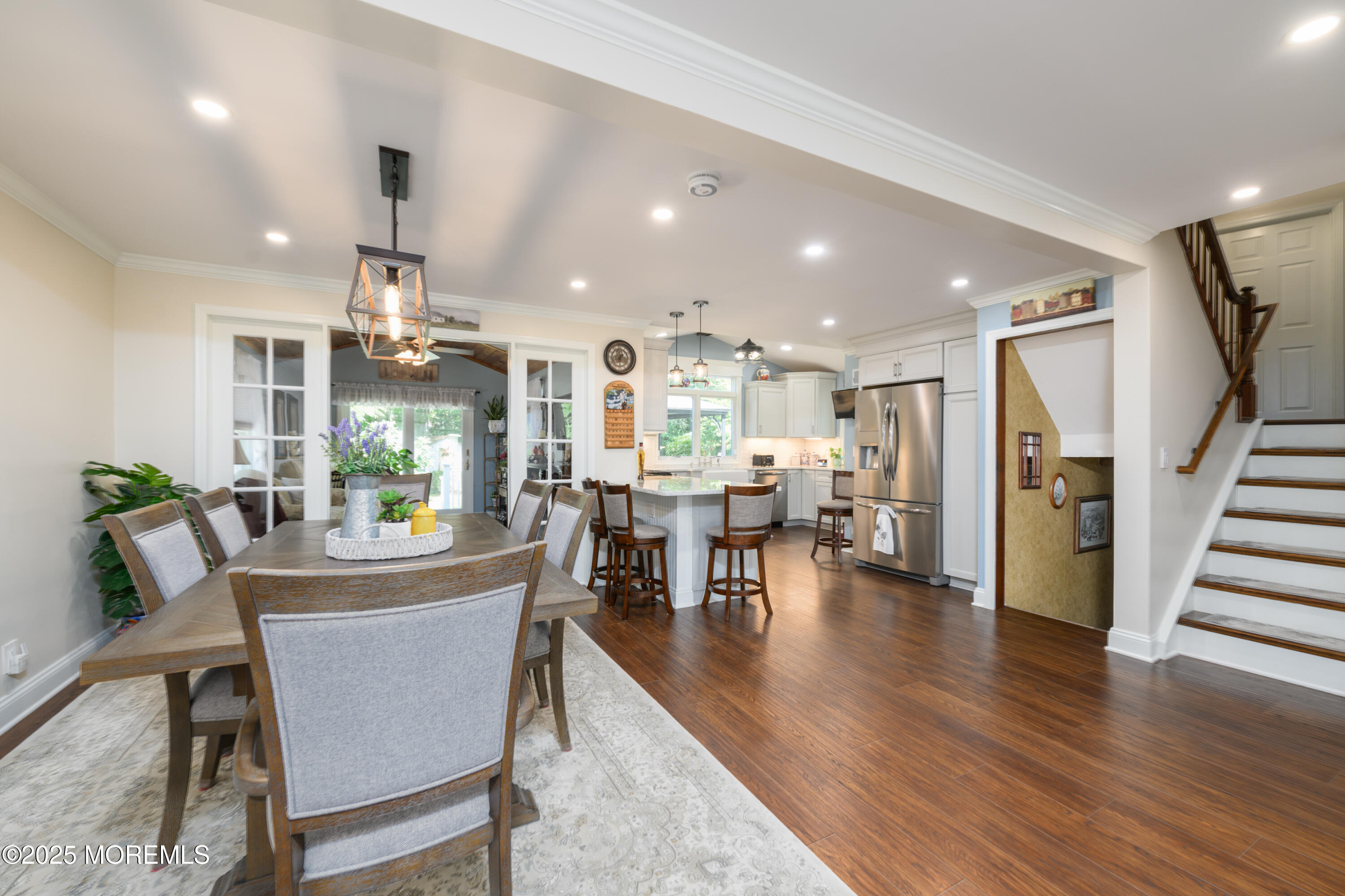 101 Millbrook Place Middletown, NJ 07748 - Photo 18 of 58 a dining room with furniture and wooden floor