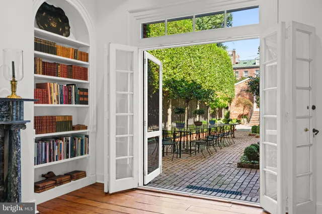 a view of a living room and a window