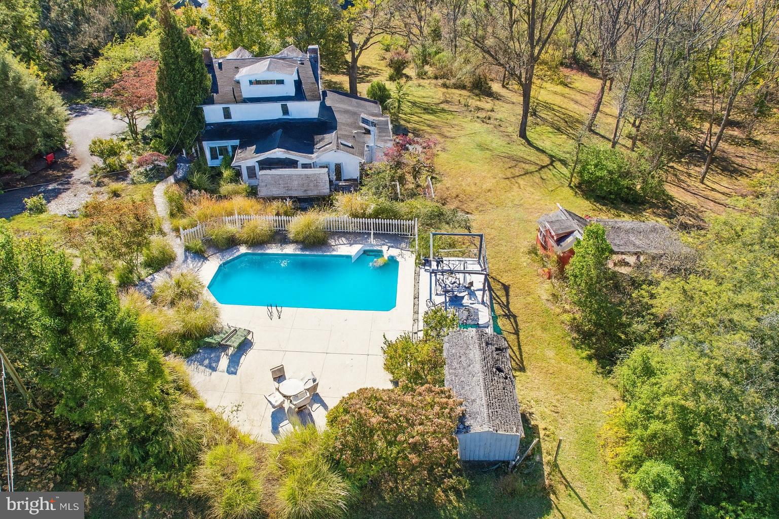 1323 Kepler Road Pottstown, PA 19464 - Photo 45 of 56 Serene retreat with pool and lush greenery.