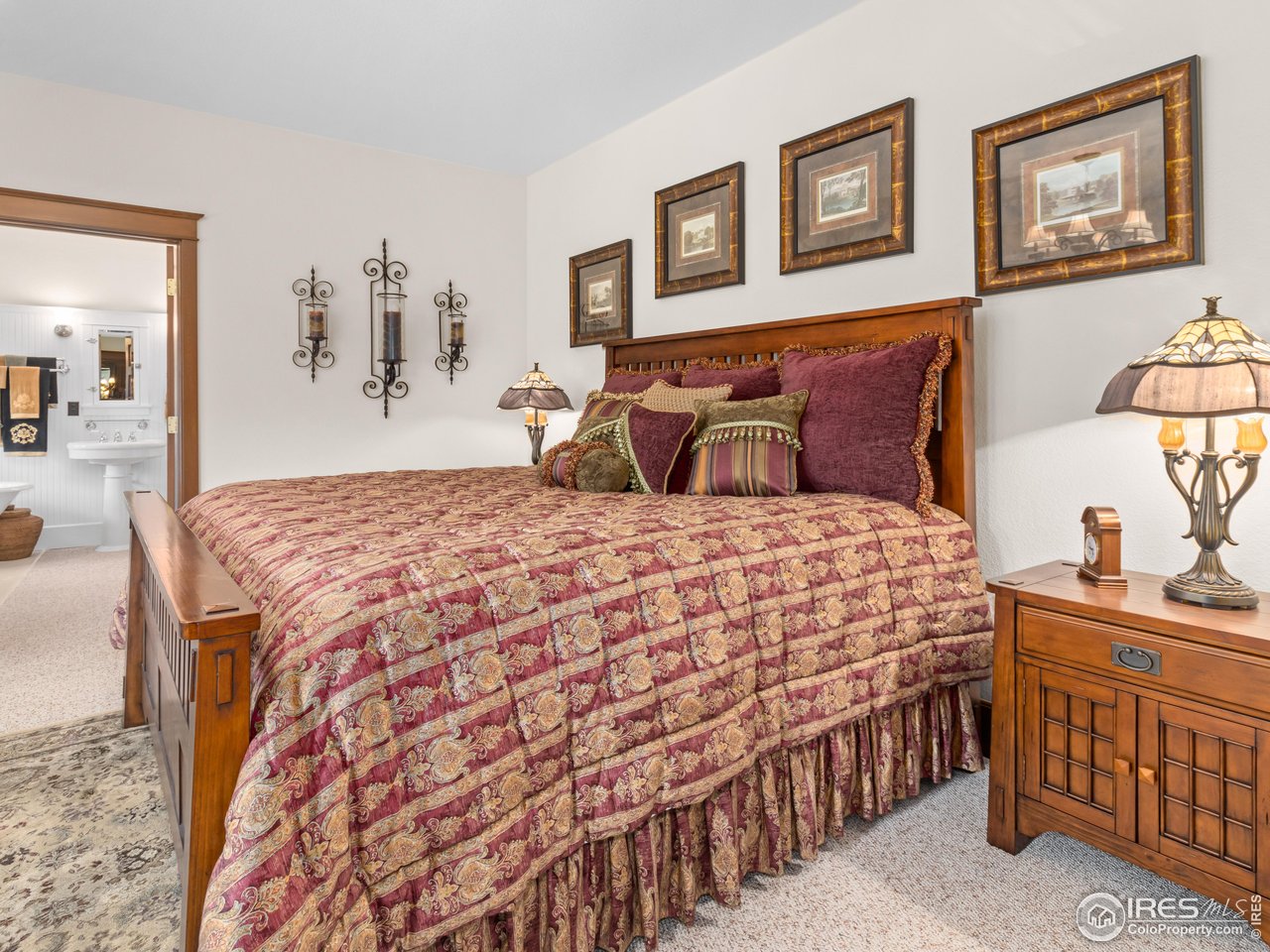 685 Riverside Drive Estes Park, CO 80517 - Photo 20 of 45 Primary suite on the main level