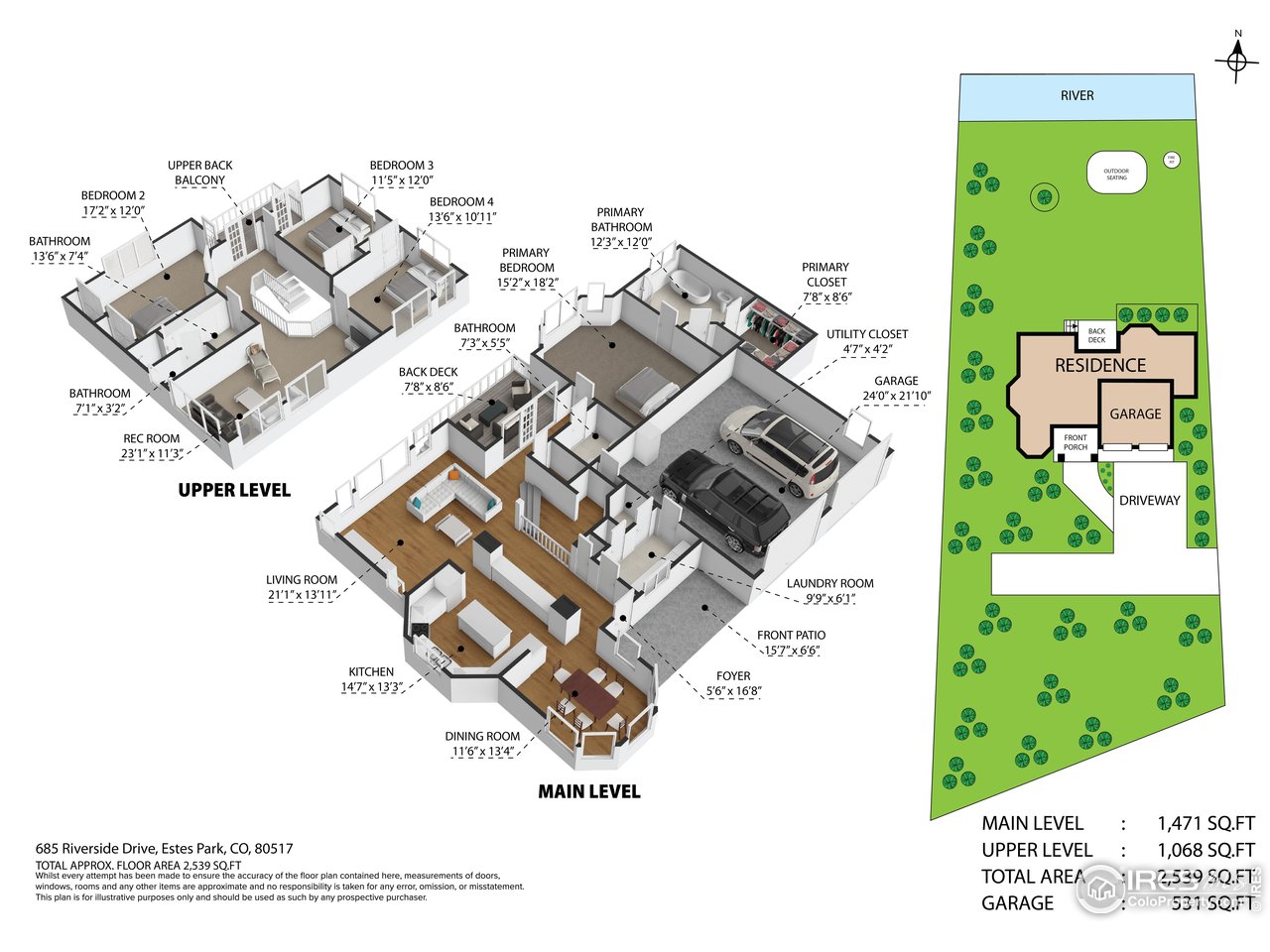 685 Riverside Drive Estes Park, CO 80517 - Photo 44 of 45 3D floorplans