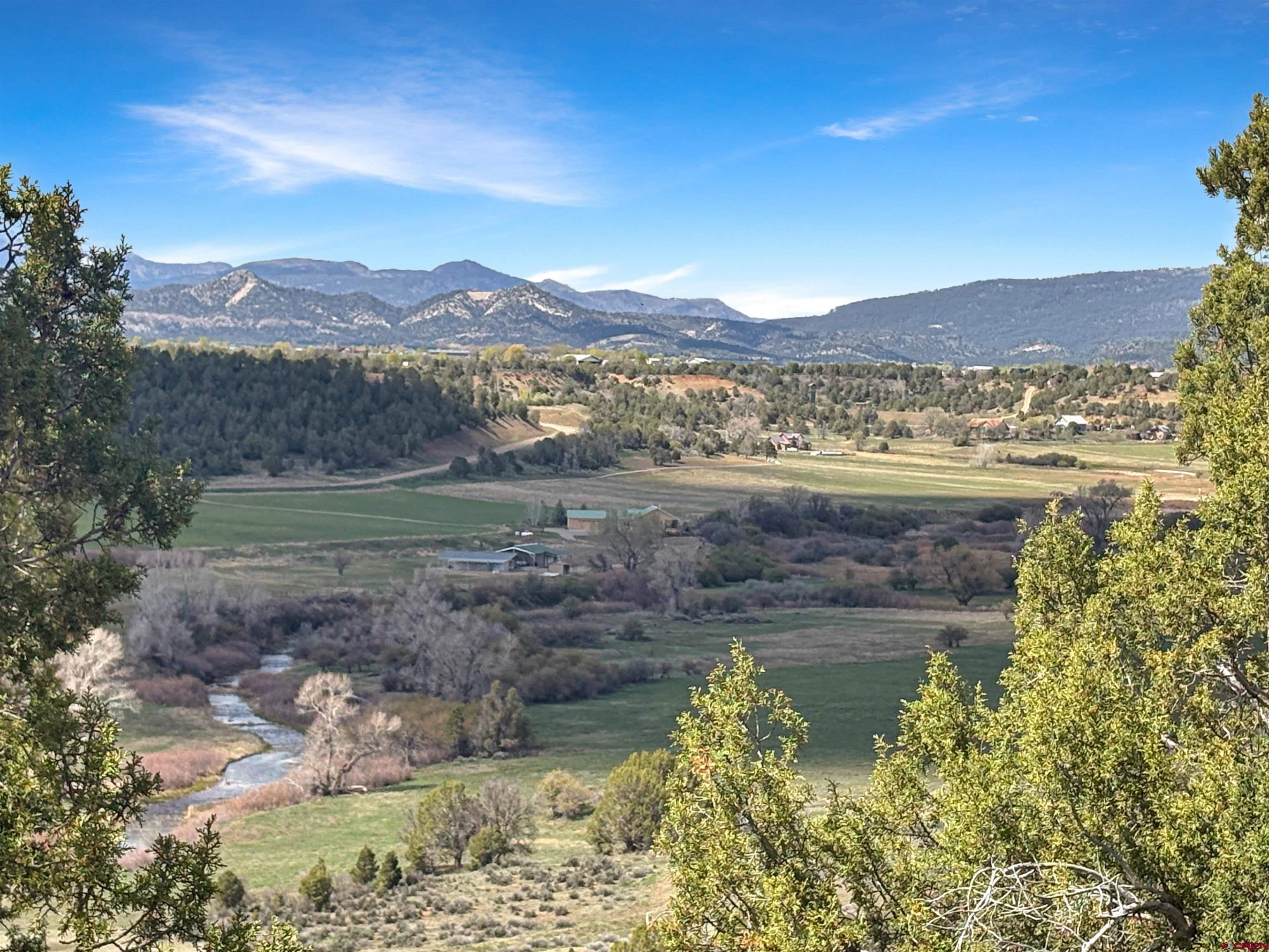 231 Bareback Lane Durango, CO 81303 - Photo 5 of 30 a view of a lake with a mountain in the background