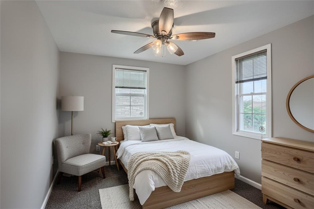 110 Oakville Road Beaver Falls, PA 15010 - Photo 36 of 48 a bedroom with a bed and a window