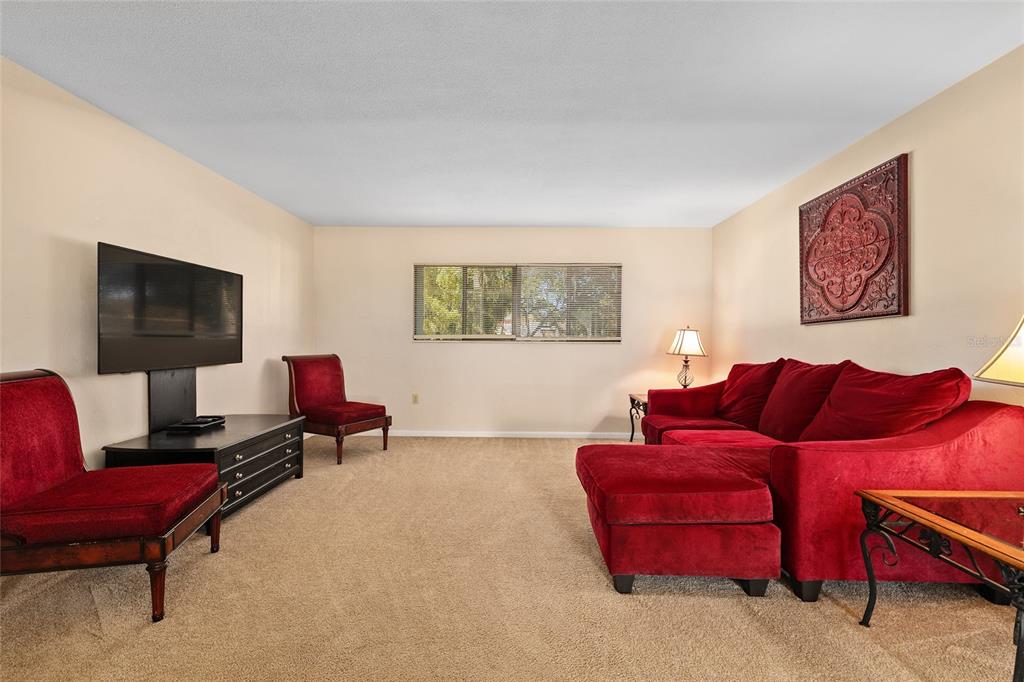 401 Northwest 39th Road, Unit 401C Gainesville, FL 32607 - Photo 5 of 62 a living room with furniture and a flat screen tv