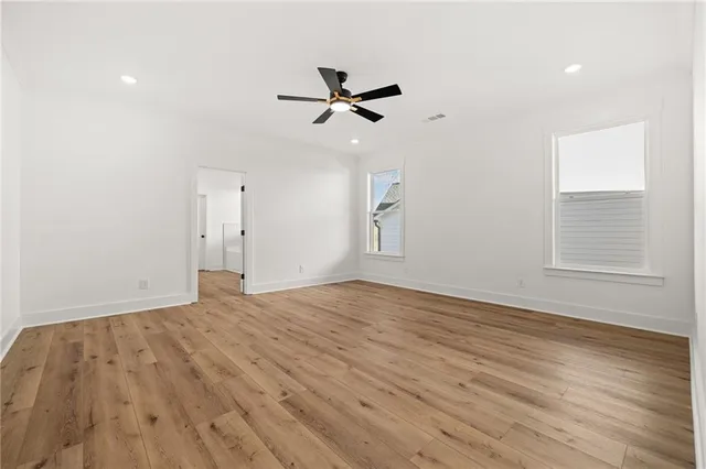 wooden floor in an empty room