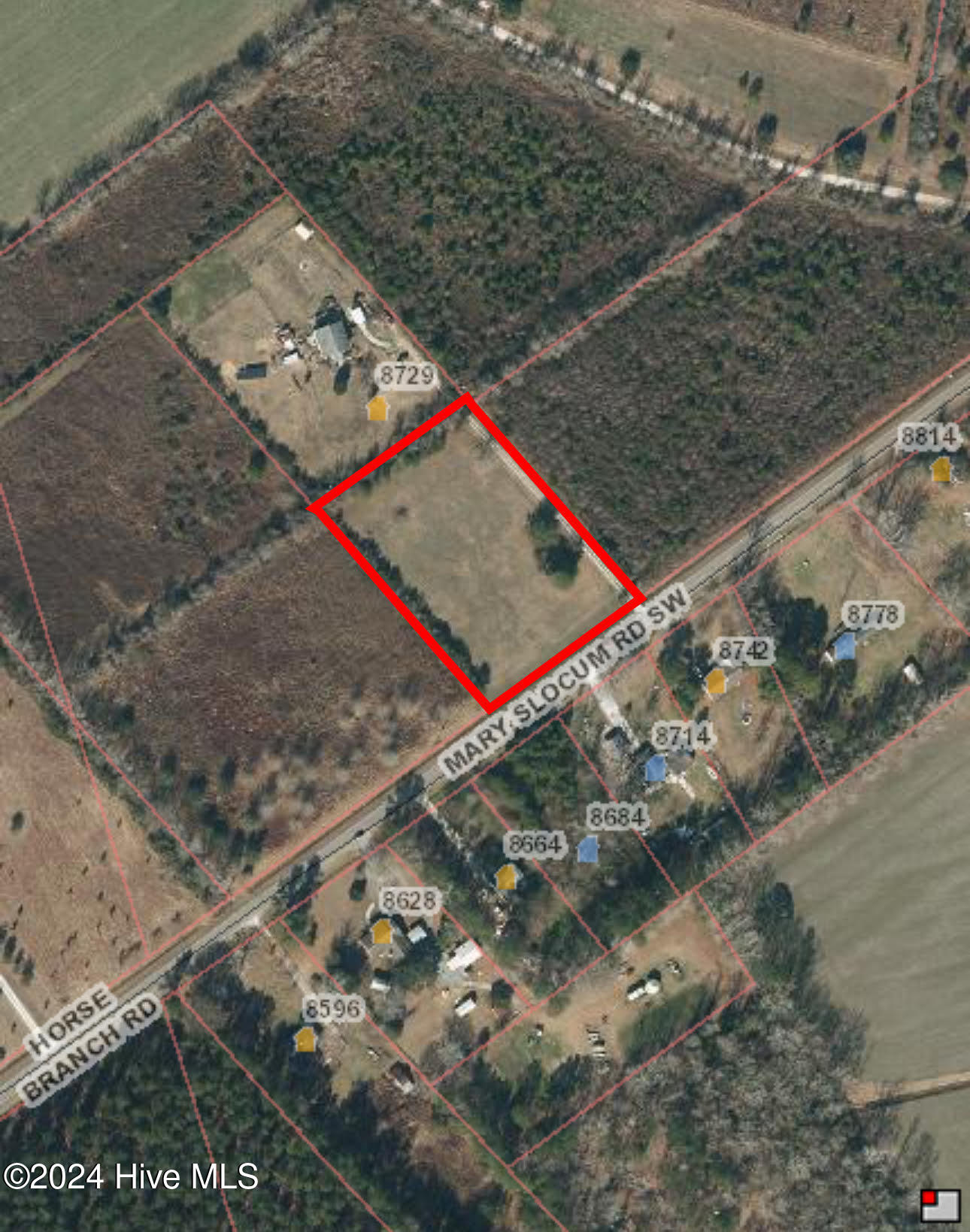 8729 Mary Slocum Road Southwest Watha, NC 28478 - Photo 1 of 4 Mary Slocum Lot 1