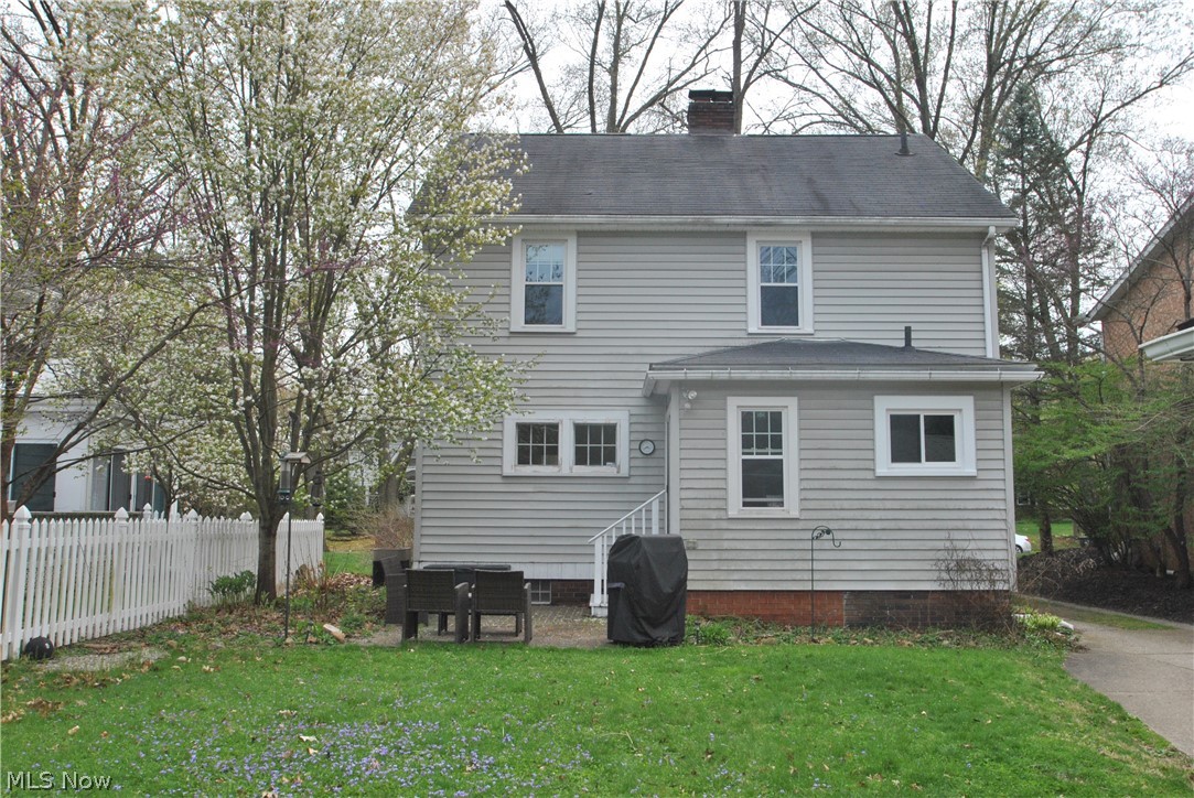 437 Malvern Road Akron, OH 44303 - Photo 19 of 19 Rear view of home. Central air. Many windows updated 2006. Waterproofed basement Jan, 2019. Fabulous location & neighborhood.