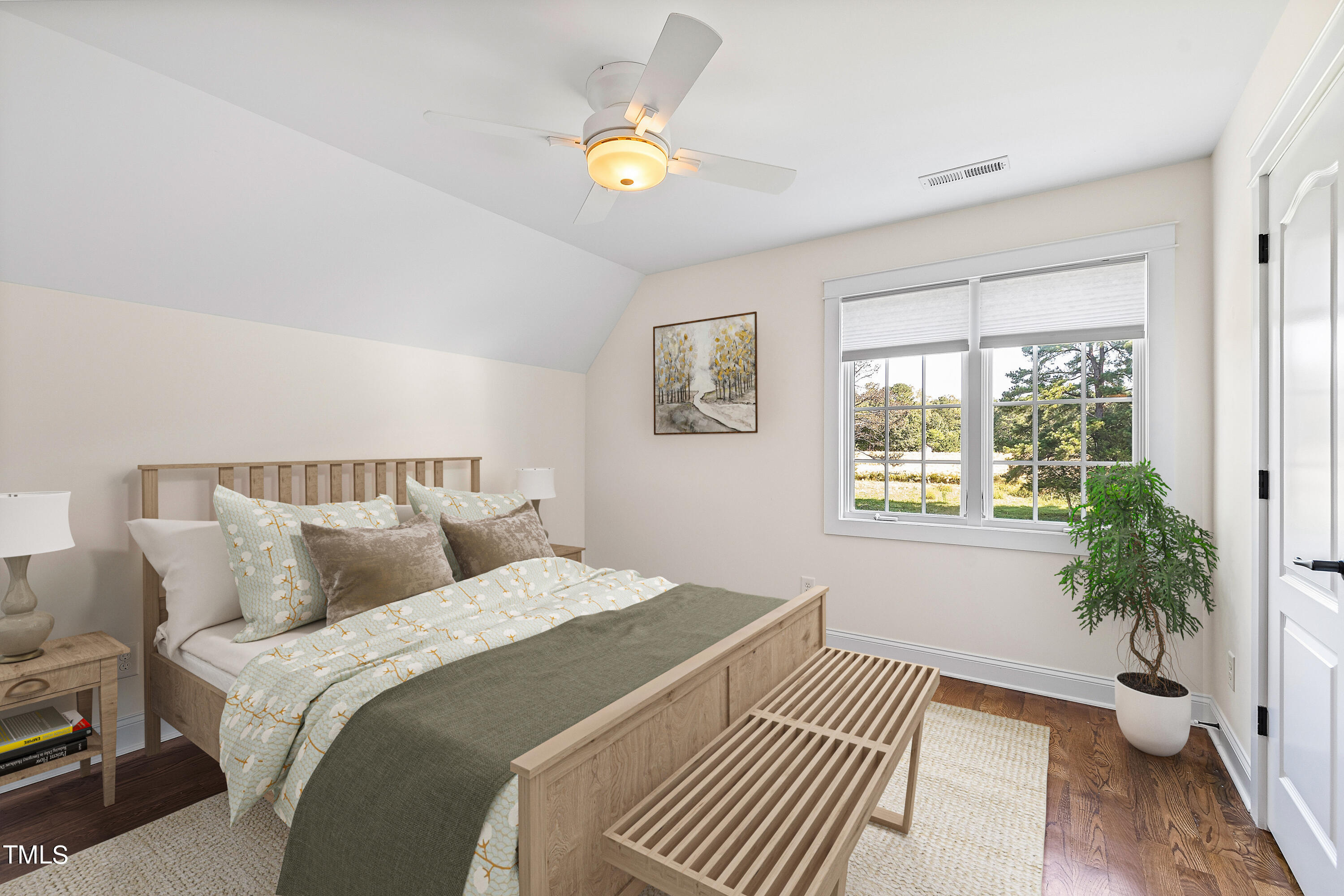 3700 Lark Farm Road Franklinton, NC 27525 - Photo 65 of 87 a bedroom with a bed and a window