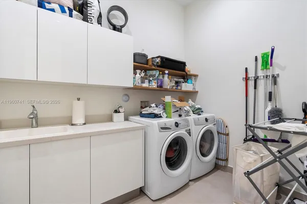 a view of a car garage