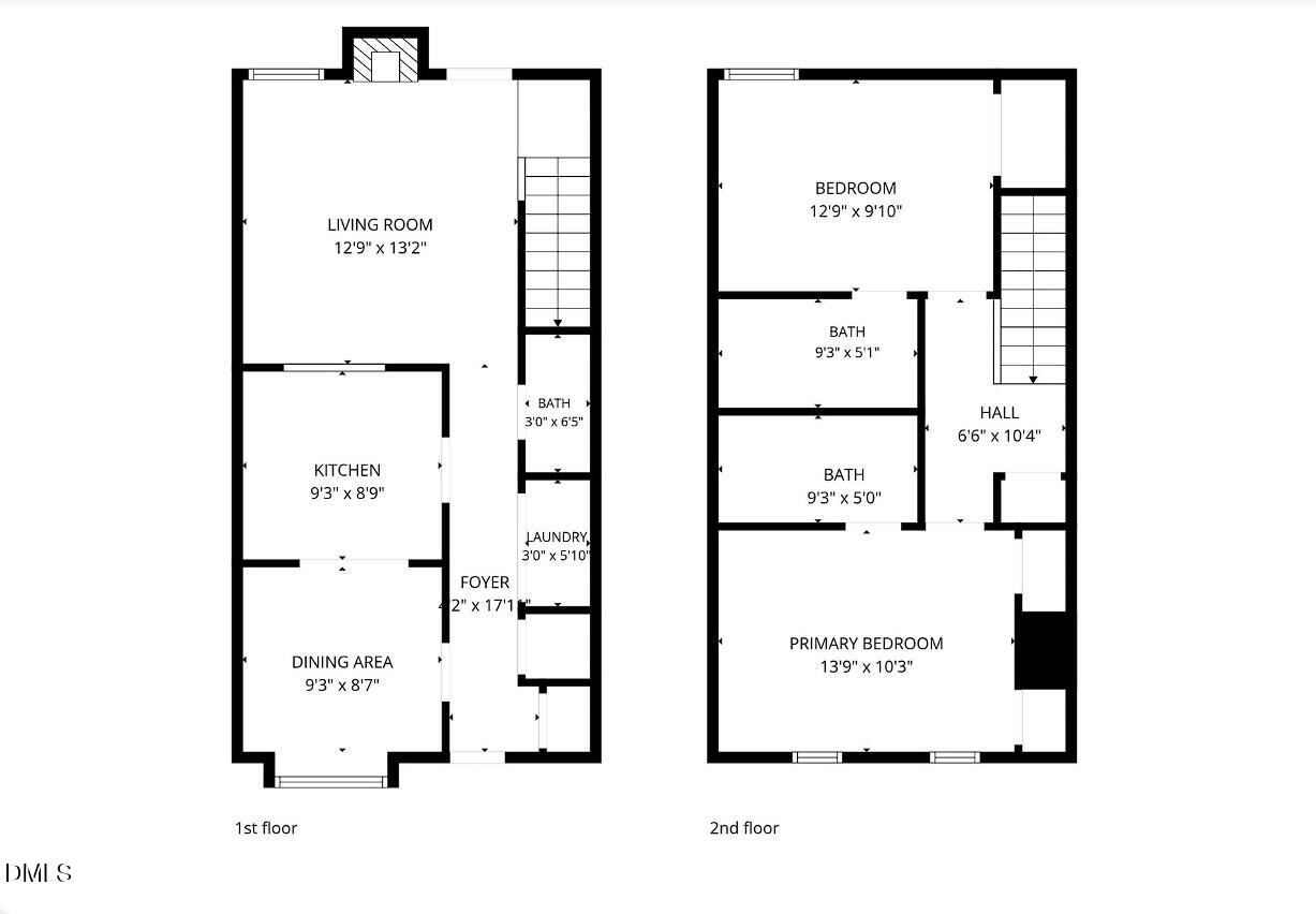 4610 Jacqueline Lane Raleigh, NC 27616 - Photo 18 of 18 Floor Plan