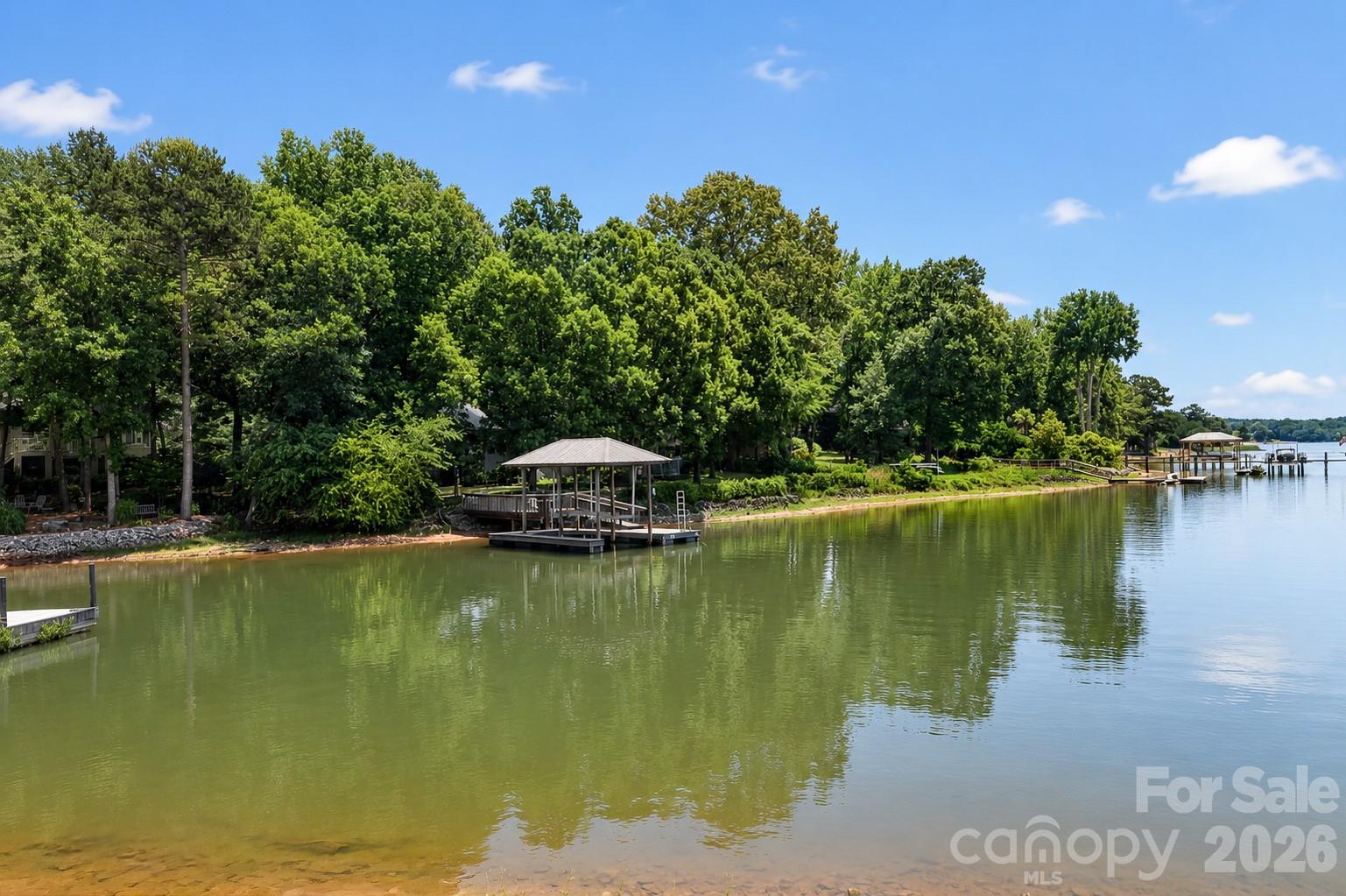 185 Riverview Terrace Clover, SC 29710 - Photo 26 of 35 a view of a lake with a yard