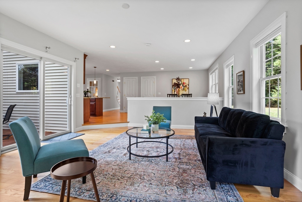 3 Gilson Road Littleton, MA 01460 - Photo 22 of 36 a living room with furniture and a wooden floor