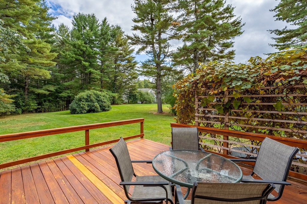 3 Gilson Road Littleton, MA 01460 - Photo 7 of 36 a view of a chairs and table in patio with a lake view