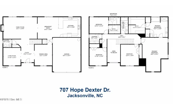 $2,900 | 707 Hope Dexter Drive, Jacksonville, NC 28546