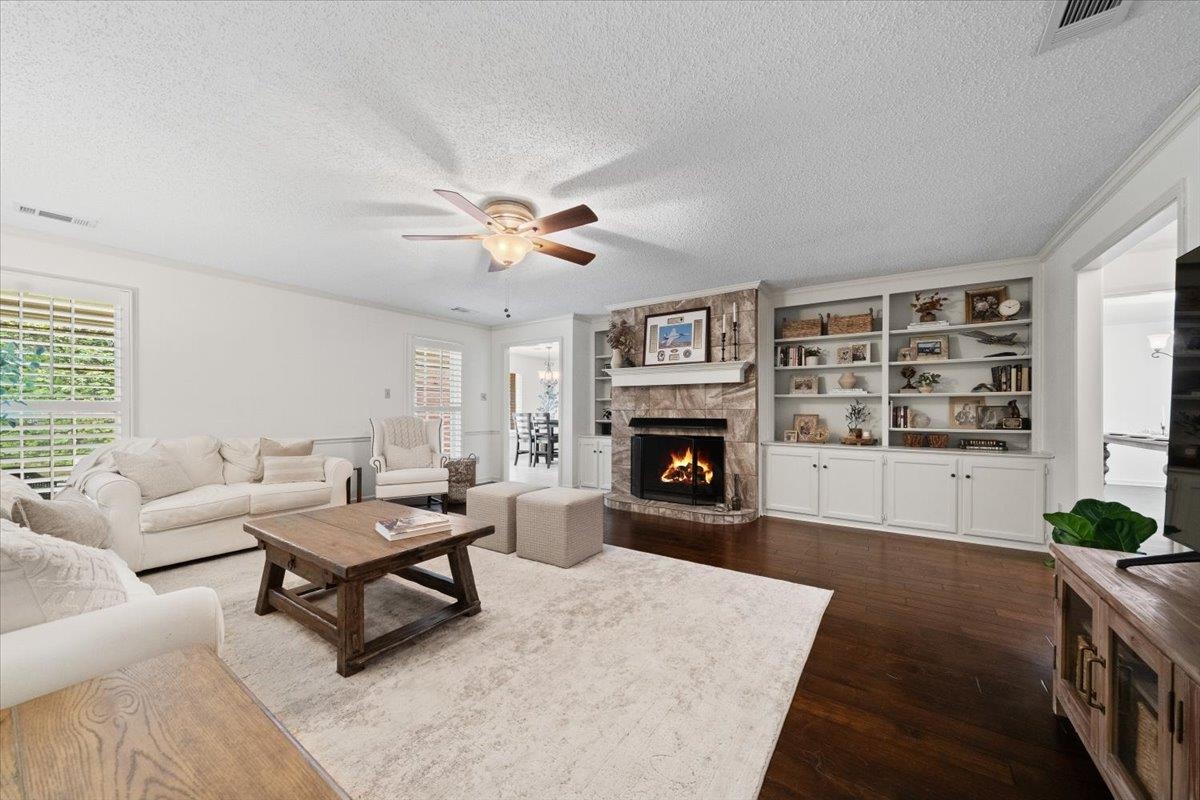 276 Morton Road Collierville, TN 38017 - Photo 12 of 33 a living room with furniture and a fireplace