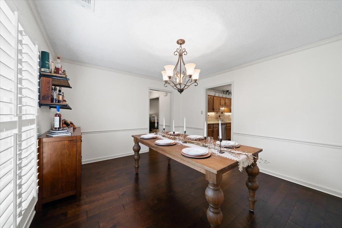 276 Morton Road Collierville, TN 38017 - Photo 7 of 33 a dining room with wooden floor