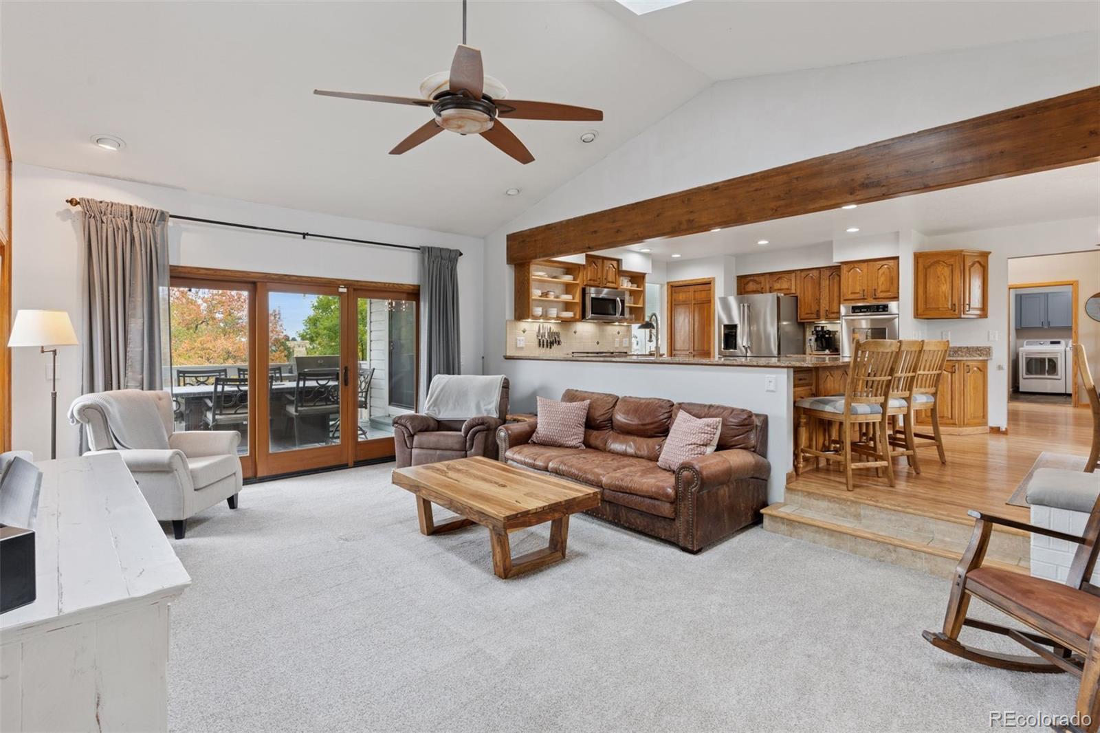7501 Stroh Road Parker, CO 80134 - Photo 14 of 49 a living room with furniture and a large window