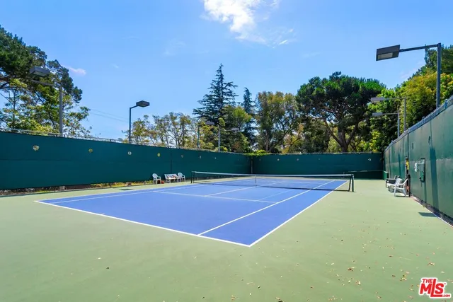 a view of a tennis court