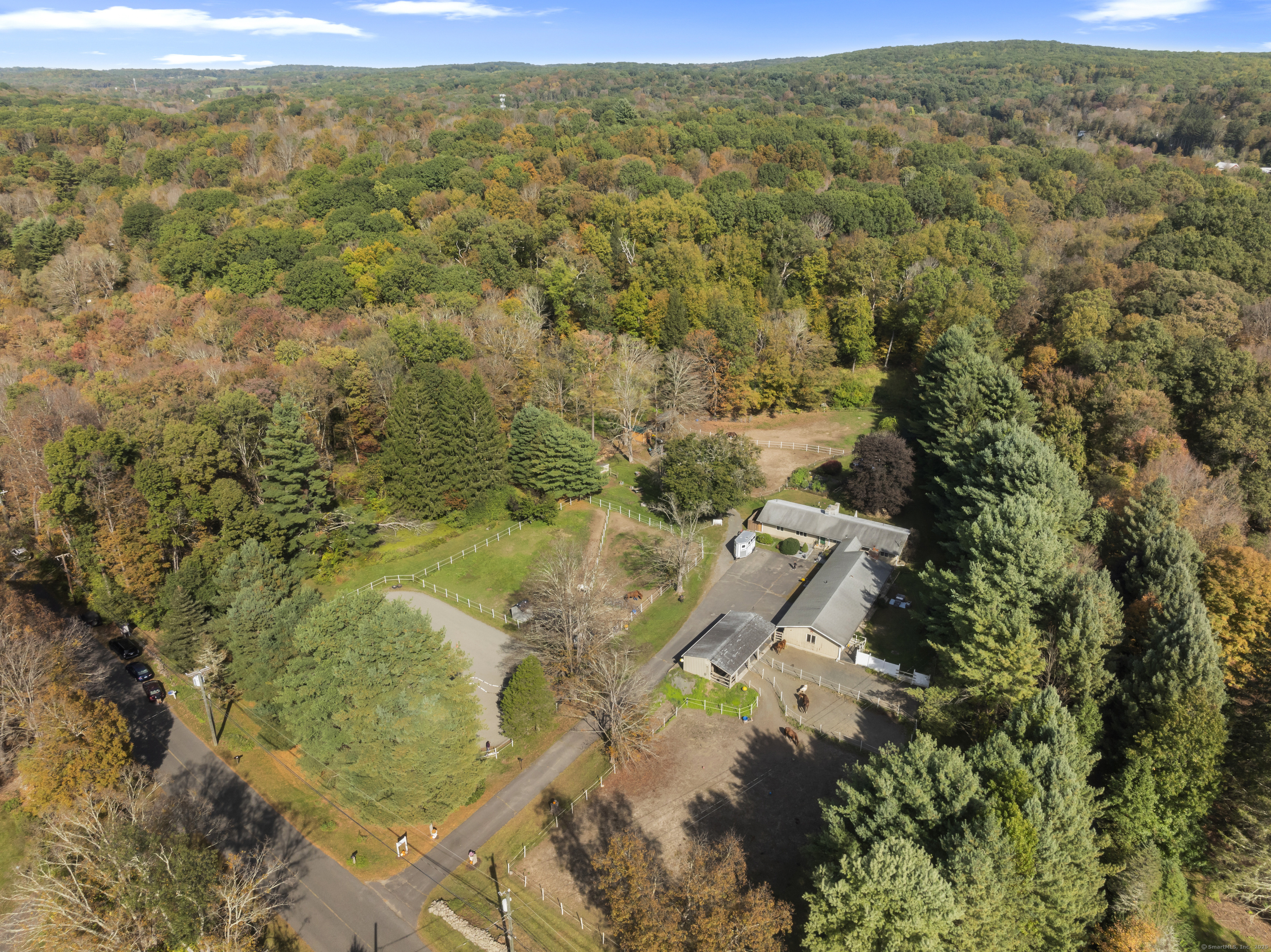 92 Minortown Road Woodbury, CT 06798 - Photo 13 of 40 a view of city and mountain