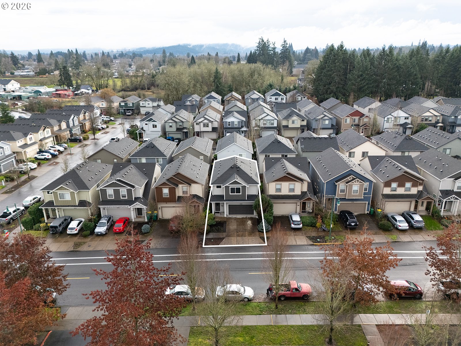 2838 26th Avenue Forest Grove, OR 97116 - Photo 2 of 37 a view of multiple houses with a big yard