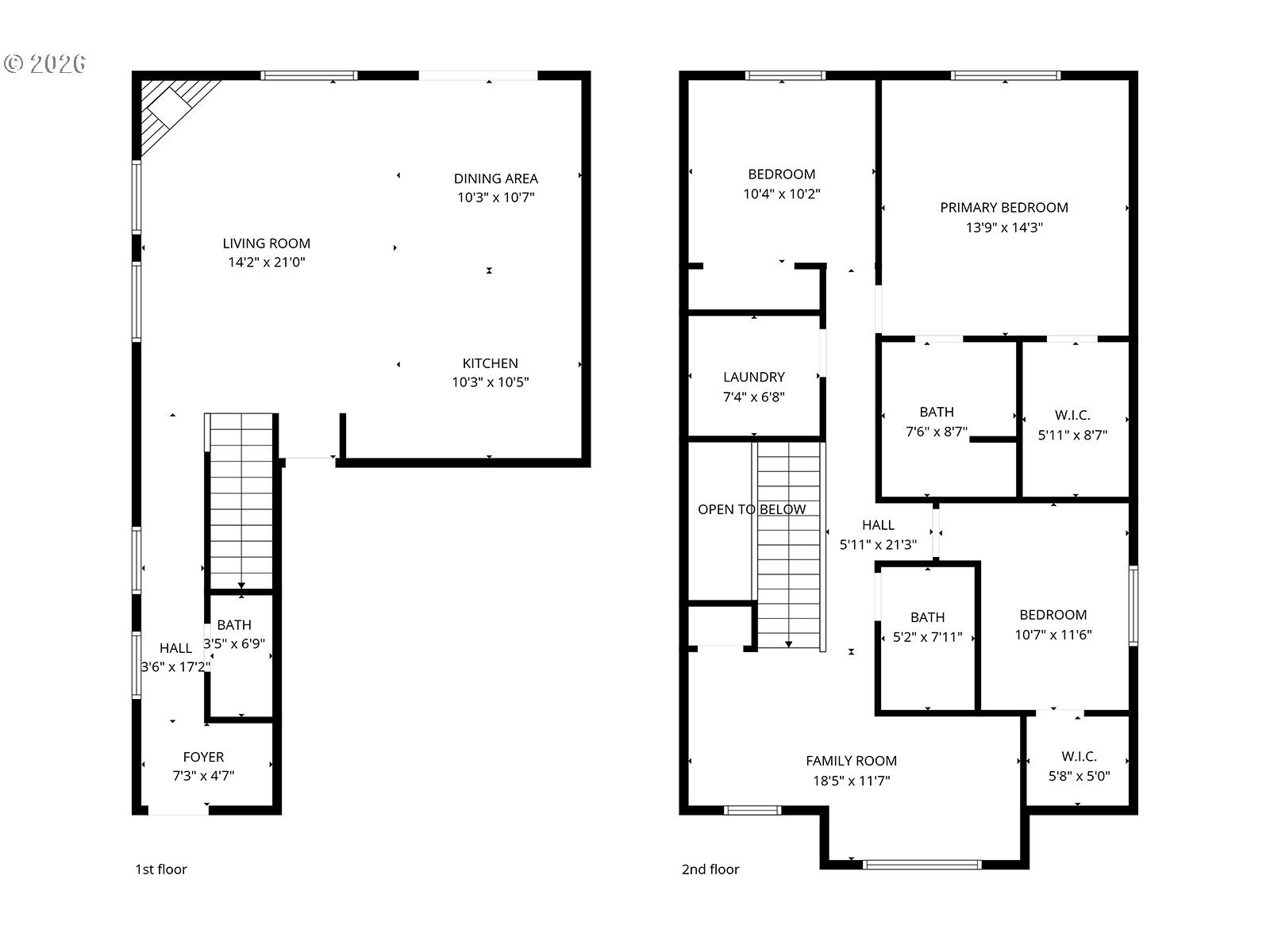 2838 26th Avenue Forest Grove, OR 97116 - Photo 37 of 37 a picture of a floor plan