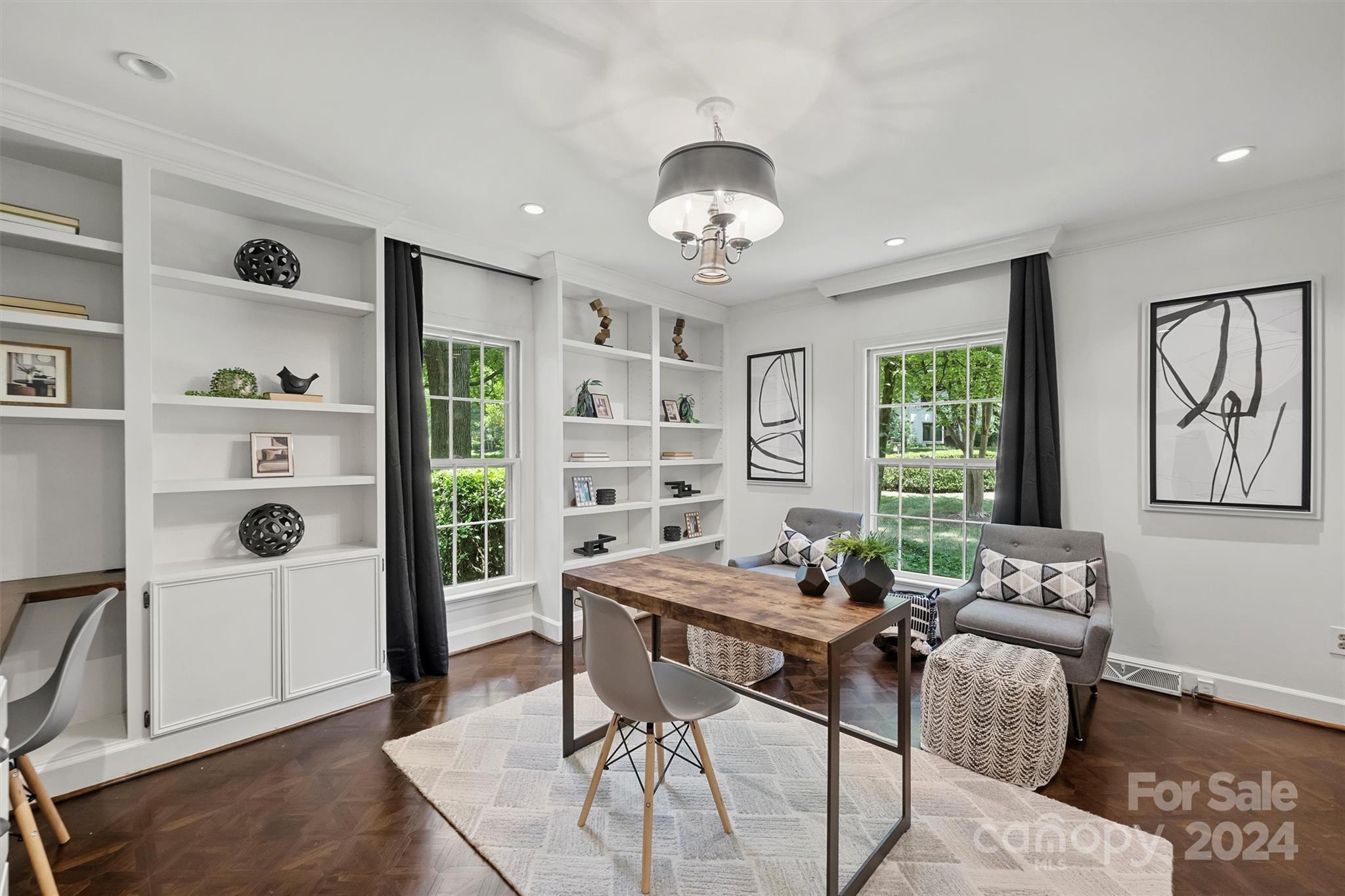 207 Crescent Drive Davidson, NC 28036 - Photo 8 of 43 a work room with furniture and windows