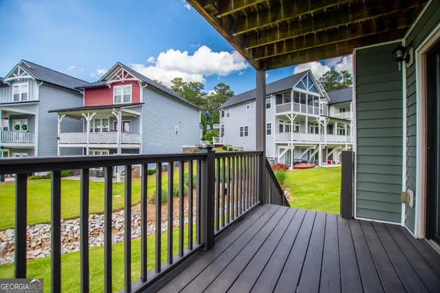 a view of a glass door with a glass door