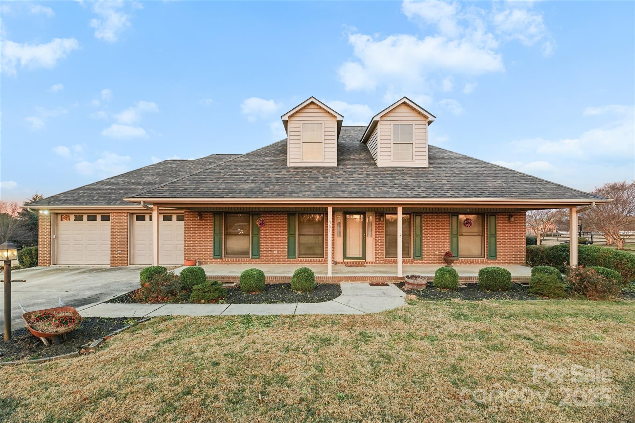 1351 Hardin Road Dallas, NC 28034 - Photo 37 of 39 a front view of house with yard and trees around