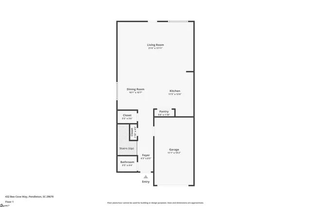 $250,000 | 432 Bee Cv Way, Pendleton, SC 29670