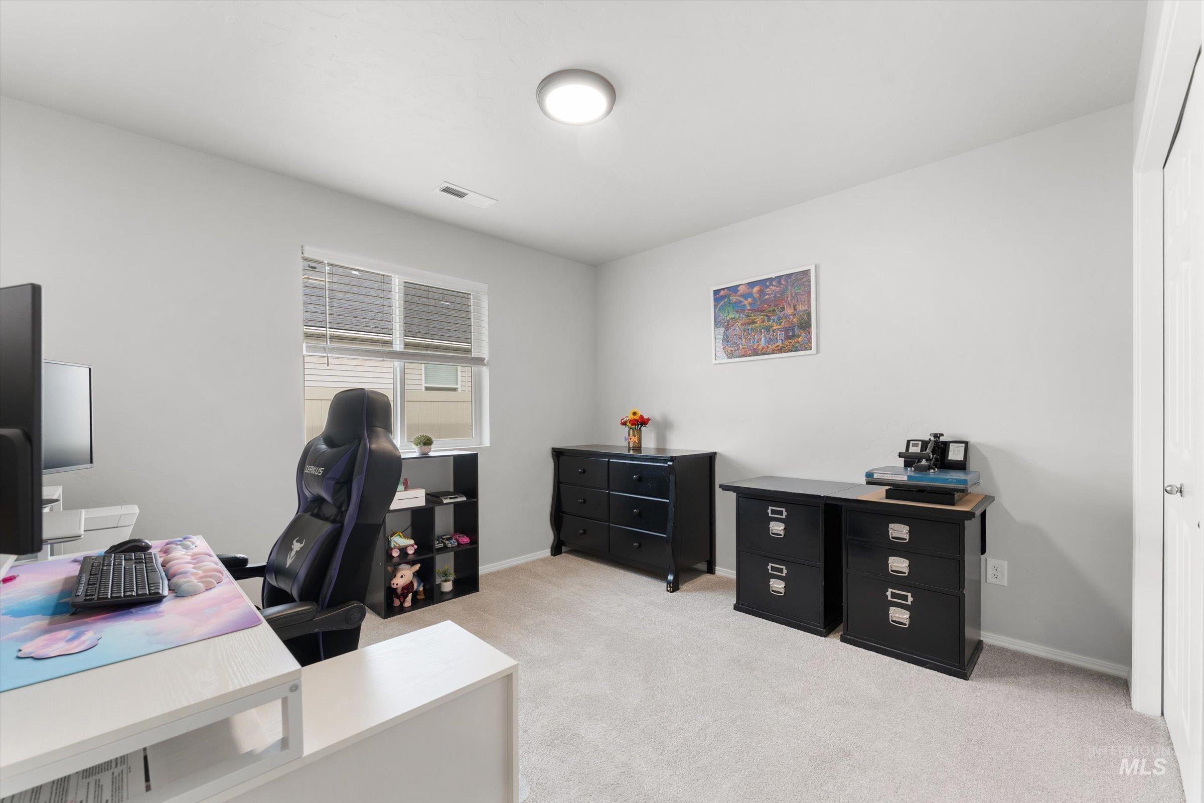 12798 Devonshire Street Caldwell, ID 83607 - Photo 20 of 42 Office featuring light carpet and baseboards