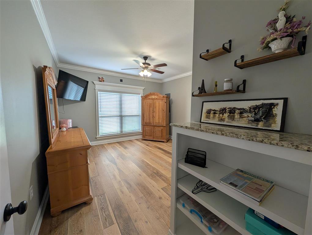 11480 Blanchard Road Welsh, LA 70591 - Photo 21 of 48 Entry foyer has granite shelves and large closet with built-ins