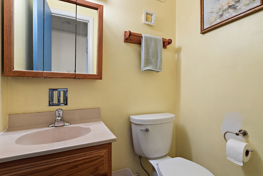 8000 West Lyons Street Niles, IL 60714 - Photo 7 of 14 a bathroom with a sink a toilet and mirror