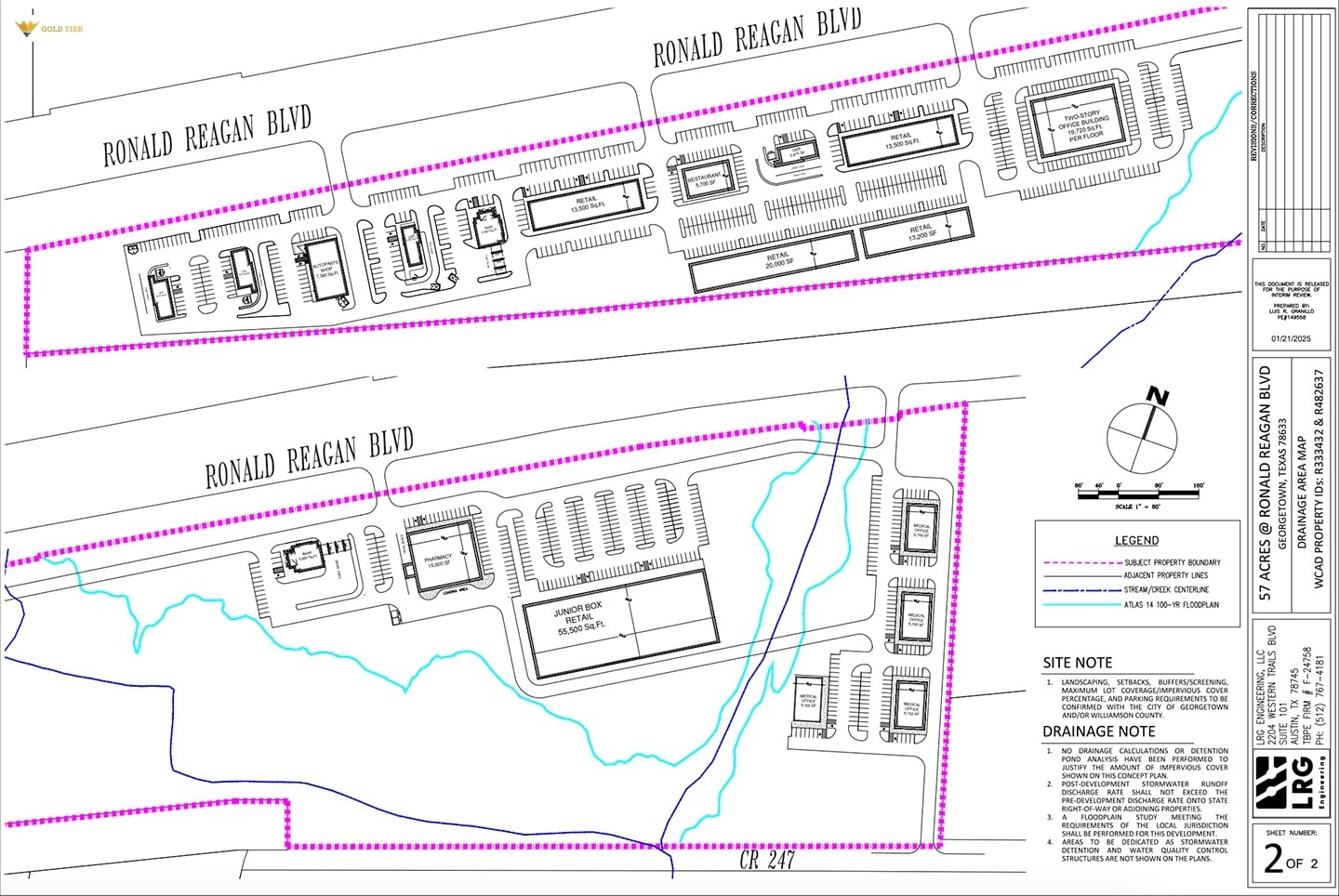 0 Ronald Reagan Boulevard Georgetown, TX 78633 - Photo 4 of 8 a close up of a street sign
