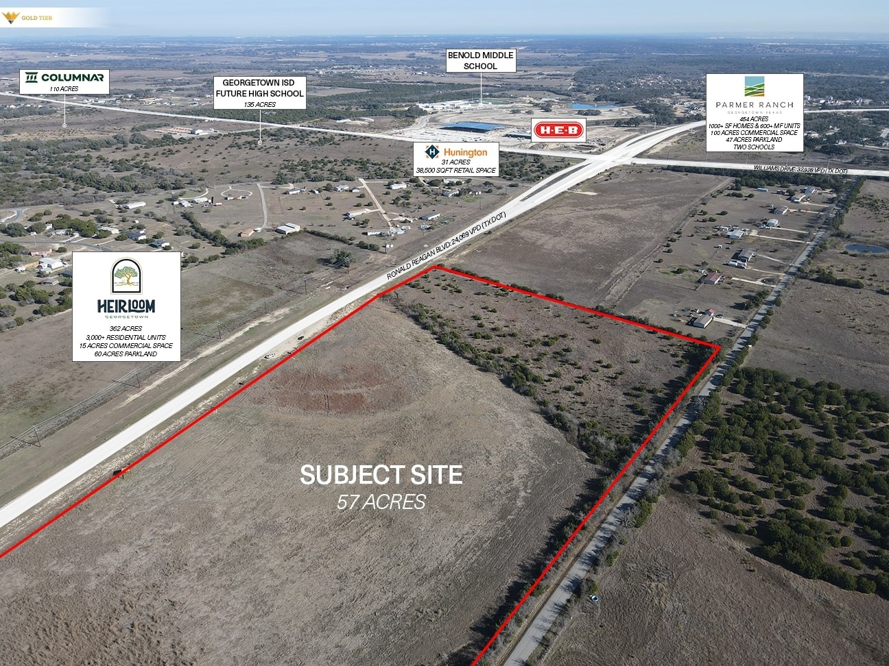 0 Ronald Reagan Boulevard Georgetown, TX 78633 - Photo 5 of 8 a view of a back yard of the house and car parked