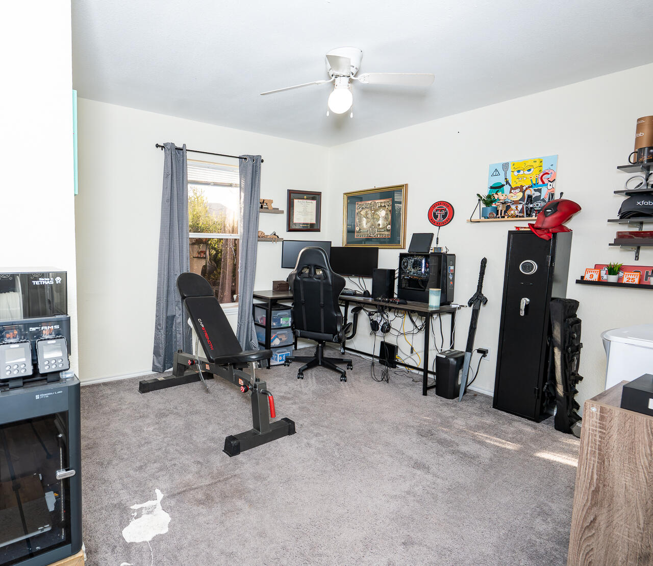 1016 Ironton Avenue Lubbock, TX 79416 - Photo 9 of 29 a view of a workspace with furniture and a window