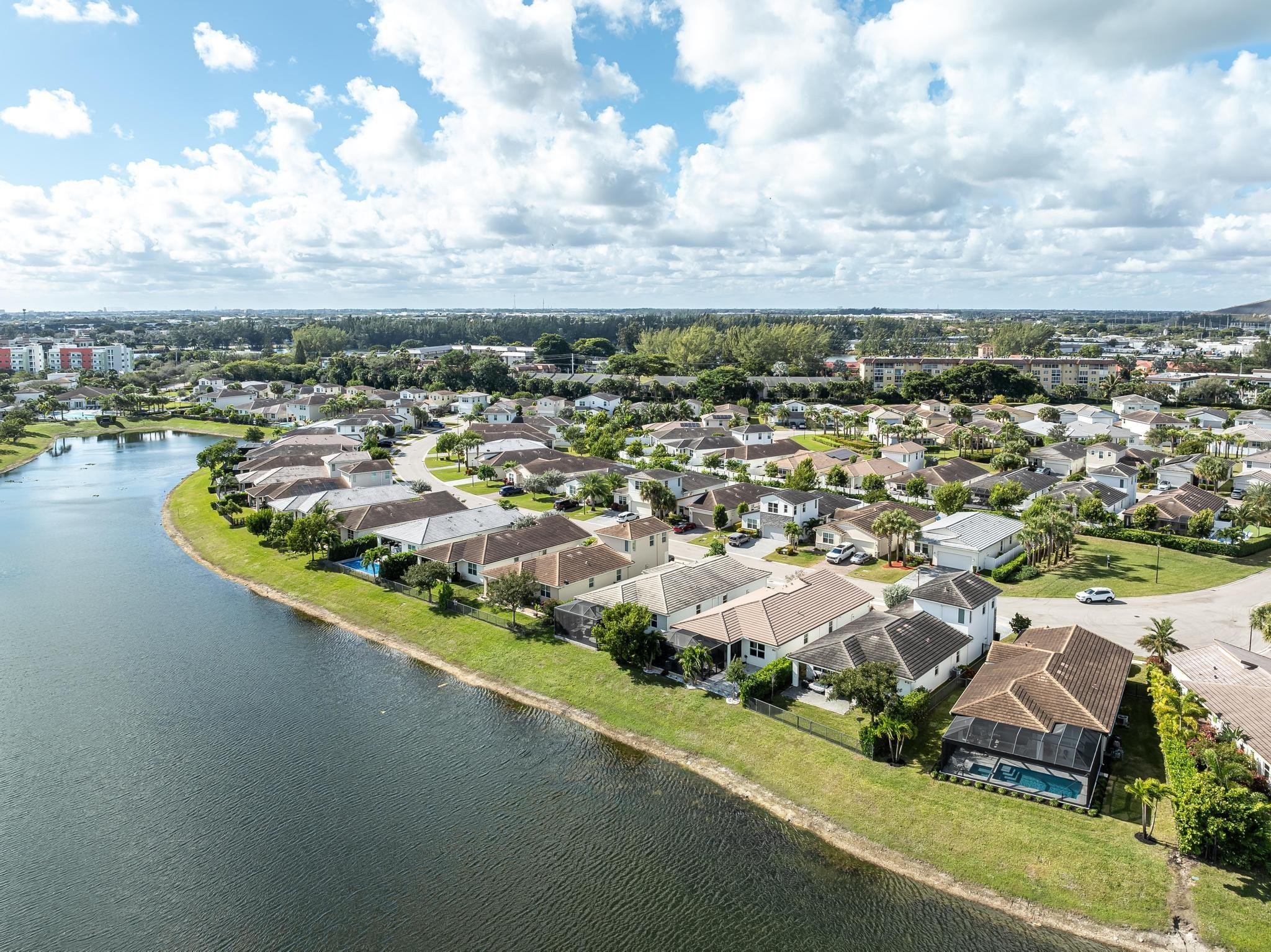 4164 Rosa Drive Deerfield Beach, FL 33064 - Photo 7 of 50 an aerial view of residential houses with outdoor space