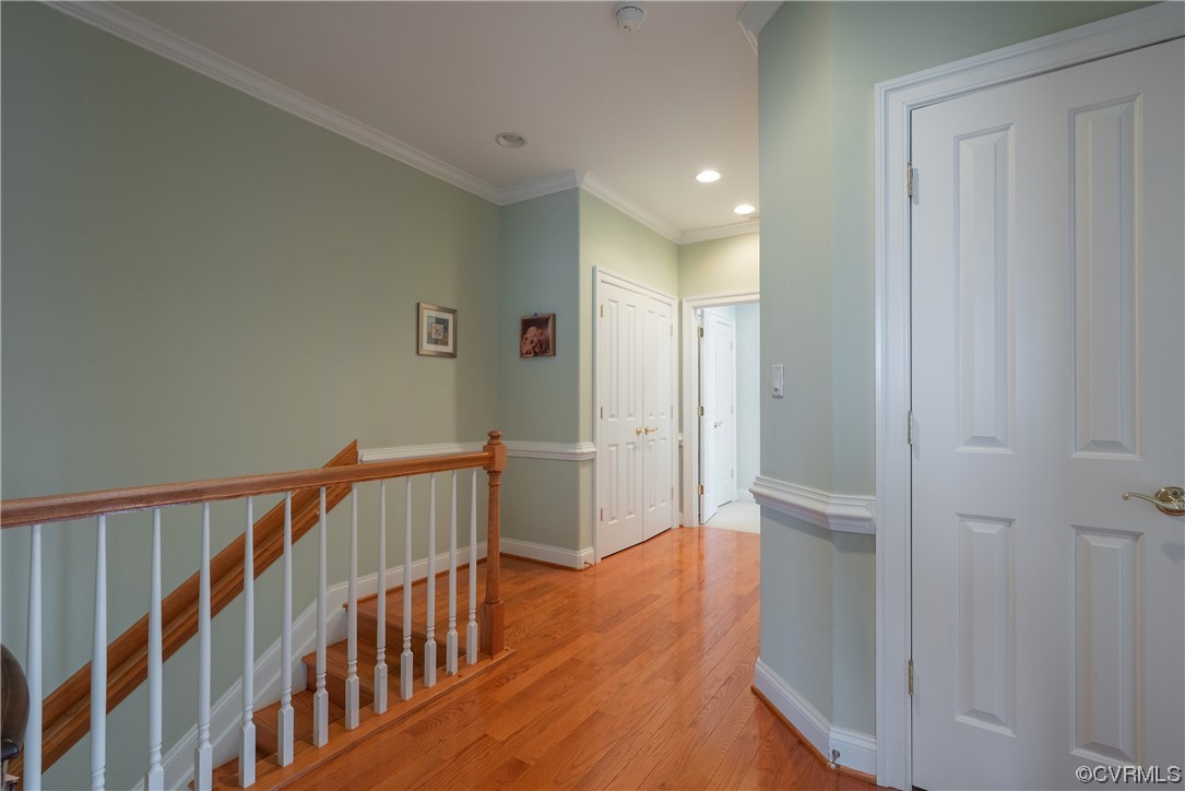 580 Riverside Drive Lancaster, VA 22503 - Photo 33 of 50 a view of hallway with wooden floor