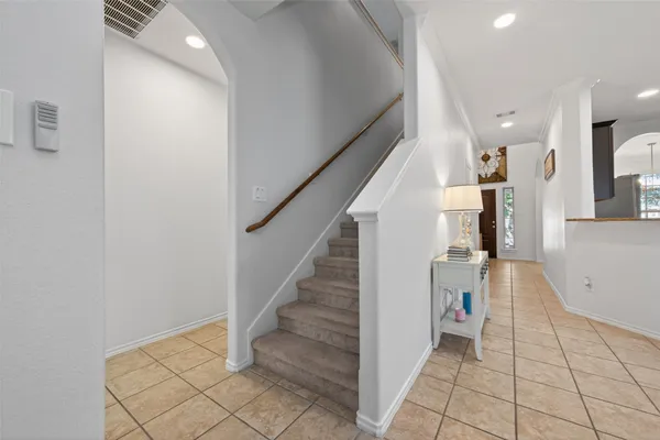 a view of entryway and hall