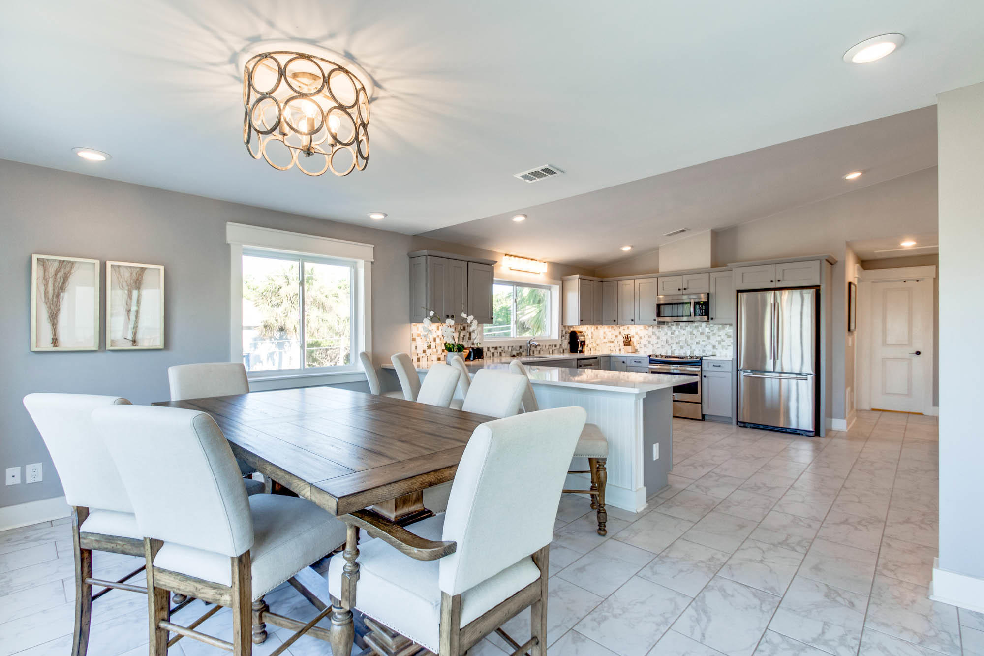74 Pompano Street Inlet Beach, FL 32461 - Photo 4 of 46 a view of a dining room with furniture and wooden floor