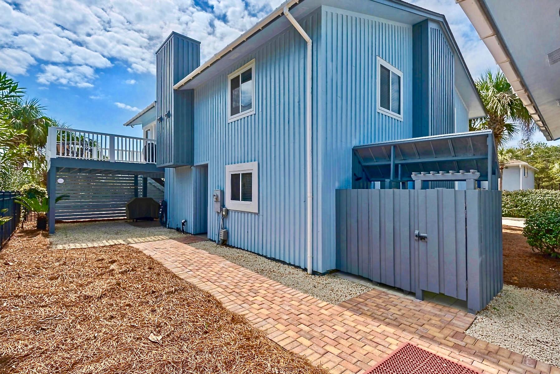 74 Pompano Street Inlet Beach, FL 32461 - Photo 41 of 46 a backyard of a house
