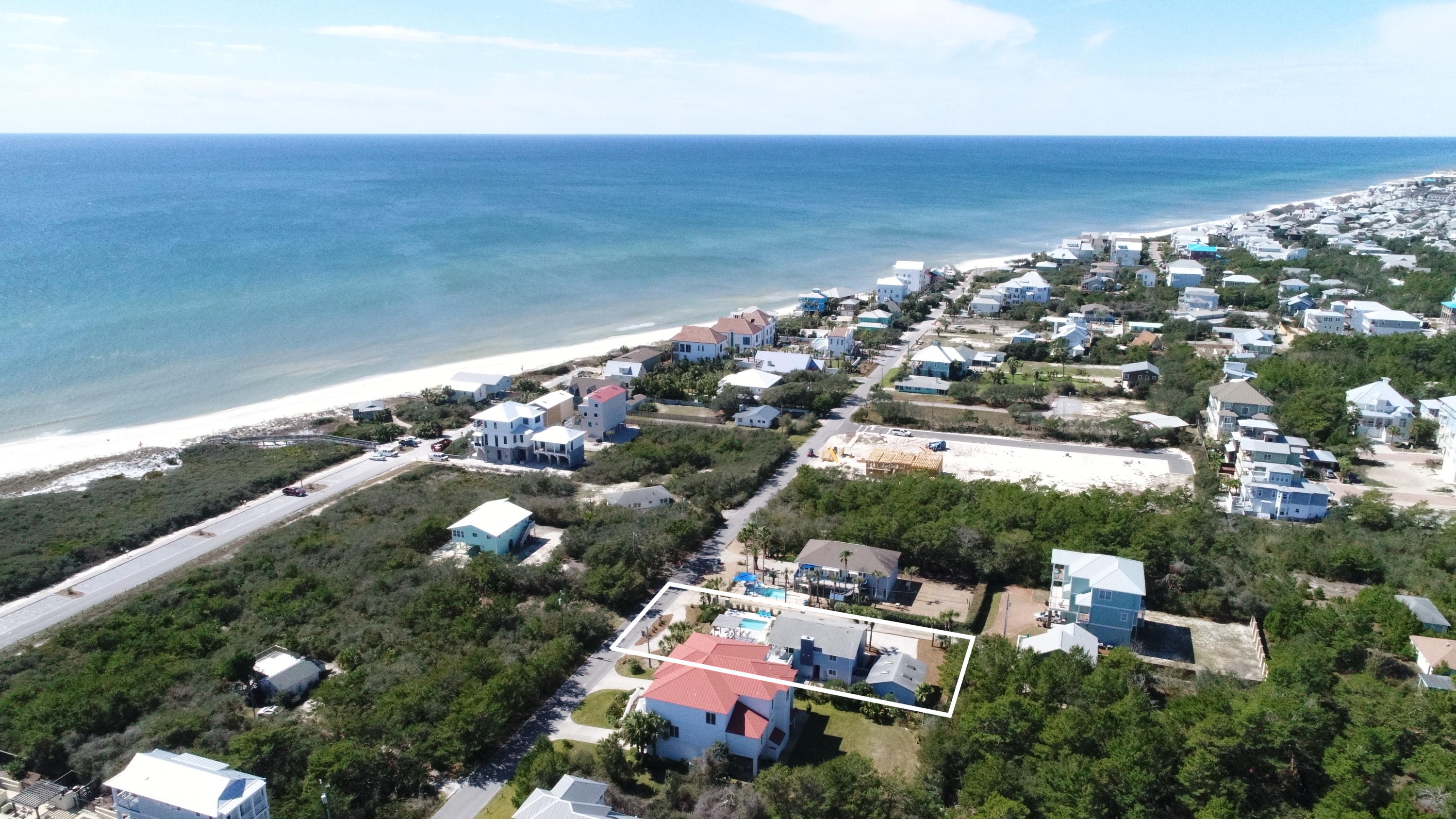 74 Pompano Street Inlet Beach, FL 32461 - Photo 46 of 46 an aerial view of a city