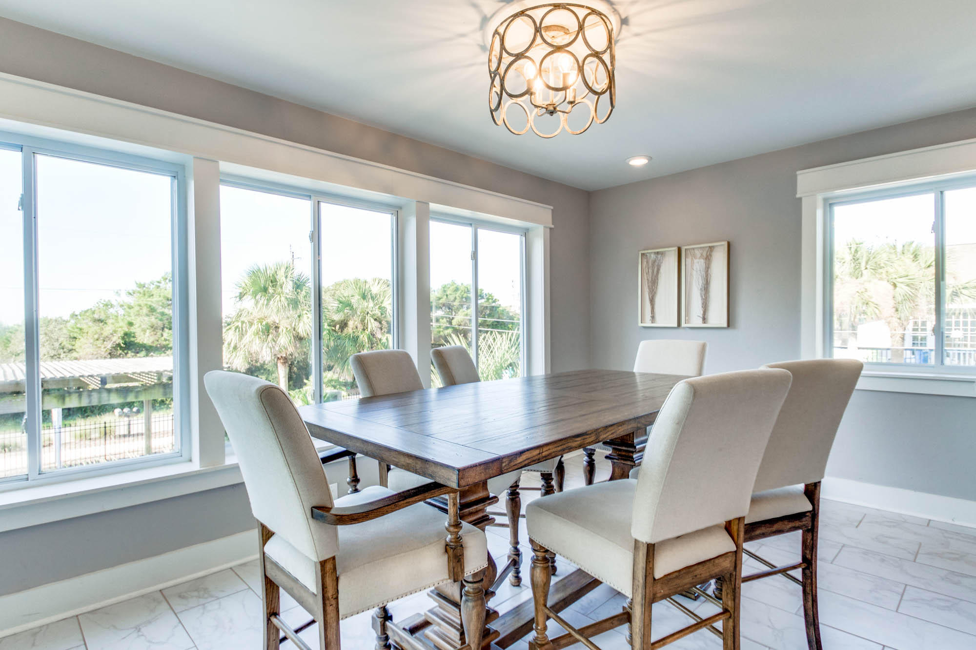 74 Pompano Street Inlet Beach, FL 32461 - Photo 6 of 46 a view of a dining room with furniture window and outside view