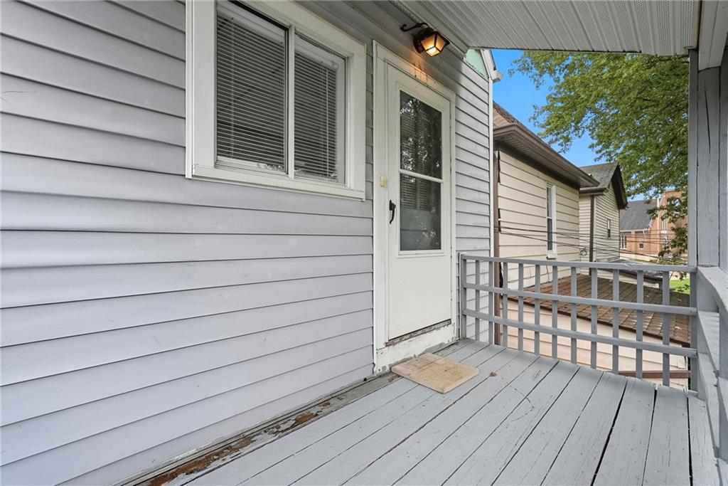 705 Russellwood Avenue McKees Rocks, PA 15136 - Photo 21 of 37 a view of a wooden deck with a yard
