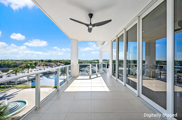a outdoor living space with furniture