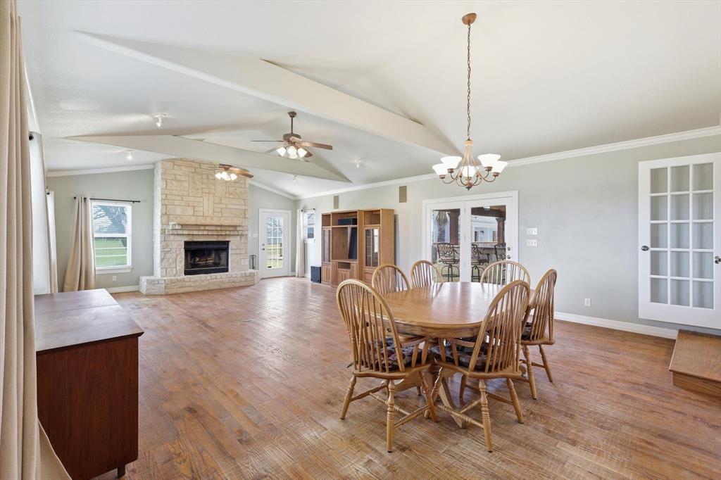 6996 Ganzer Road East Denton, TX 76207 - Photo 7 of 38 Great room with dining